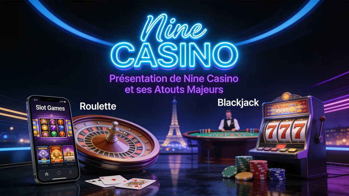 Présentation de Nine Casino et ses Atouts Majeurs pour les joueurs en France